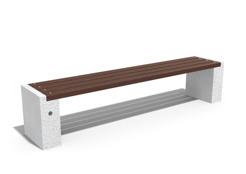 CONCRETE BENCH 238 ER Resysta exposed aggregate