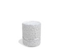 Concrete Stool 281 seat polished aggregate, sides exposed aggregate