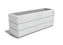 RECTANGULAR CONCRETE PLANTER 131 exposed aggregate