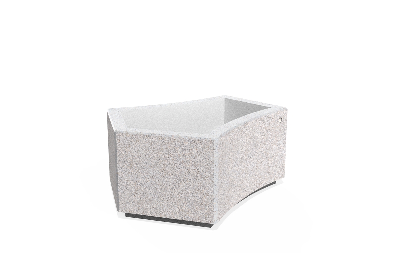 CONCRETE PLANTER 268 Z2 exposed aggregate