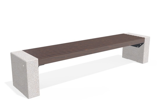 CONCRETE BENCH 332 ES exposed aggregate