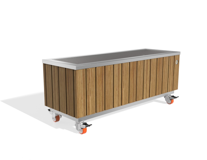 METAL PLANTER 292-WR