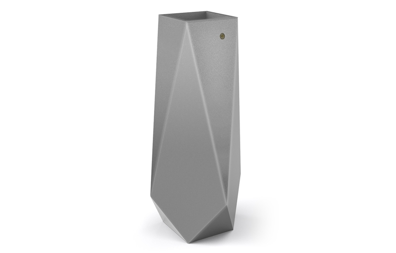 DESIGNER STAINLESS STEEL PLANTER 302 B mirror polished surface