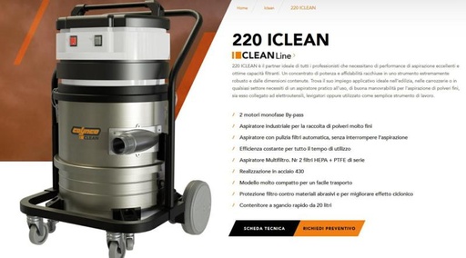 [CO-Ac-00000870703] COYNCO ASPIRATOR 220 ICECLEAN 230V/50HZ