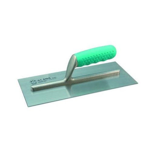 [PV-Ac-00000870745] STEEL TROWEL 360X120X0.6 MM WITH GREEN RUBBER TROWEL